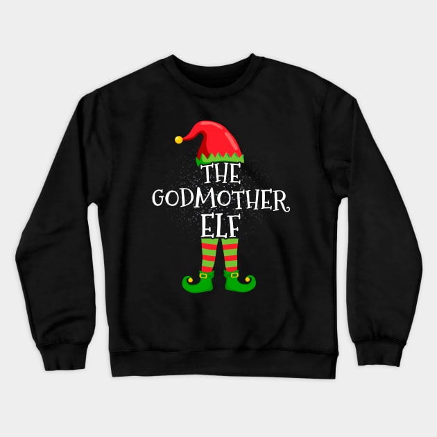 Godmother Elf Family Matching Christmas Group Funny Gift Crewneck Sweatshirt by silvercoin